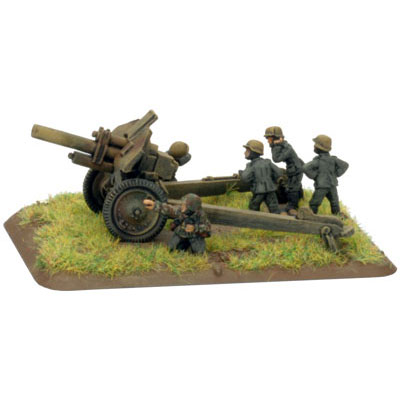 Captured Artillery in German Infanterie divisions Normandy 1944