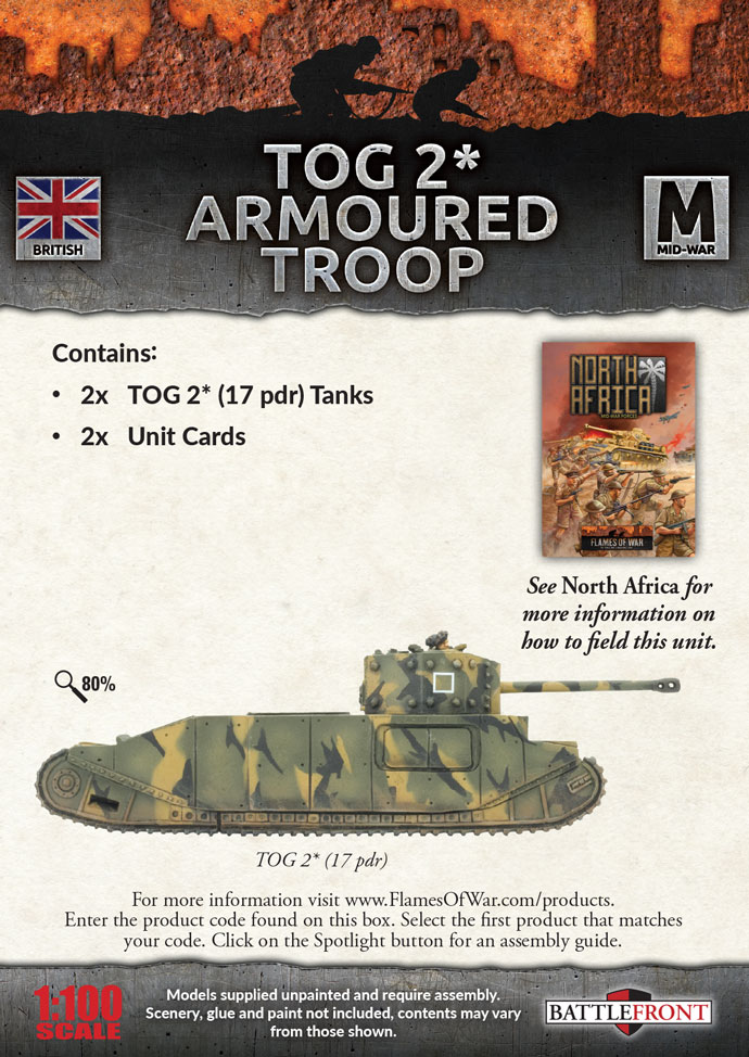 TOG 2* Armoured Troop (BBX68)