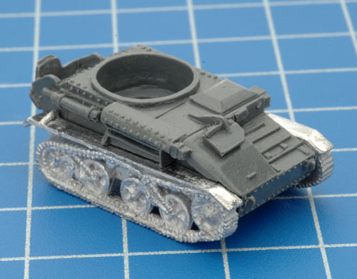 The tracks attached to the resin hull