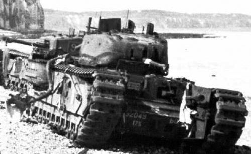BOAR left on the beach after the raid