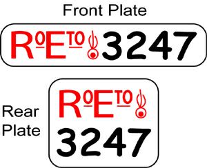 Number plates