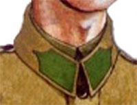 Collar tabs Collar tabs
