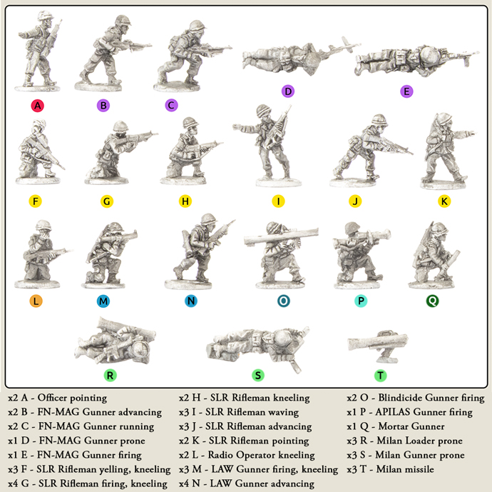 Infantry Platoon (x41 Figs) (TBE702)