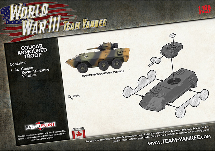 Cougar Armoured Troop (TCBX03)