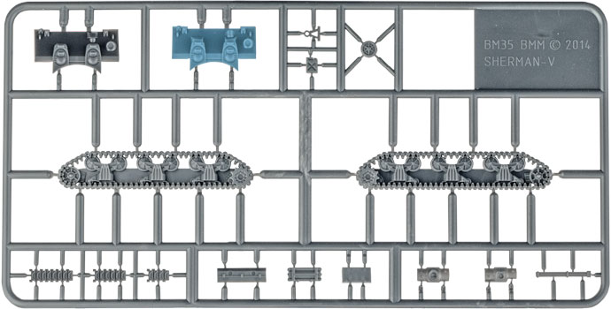 Assembling the British Sherman (75mm) or Firefly 