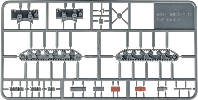Assembling the British Sherman (75mm) or Firefly 