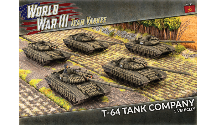 T-64BV Tank Company (x5 Plastic) (TSBX30)