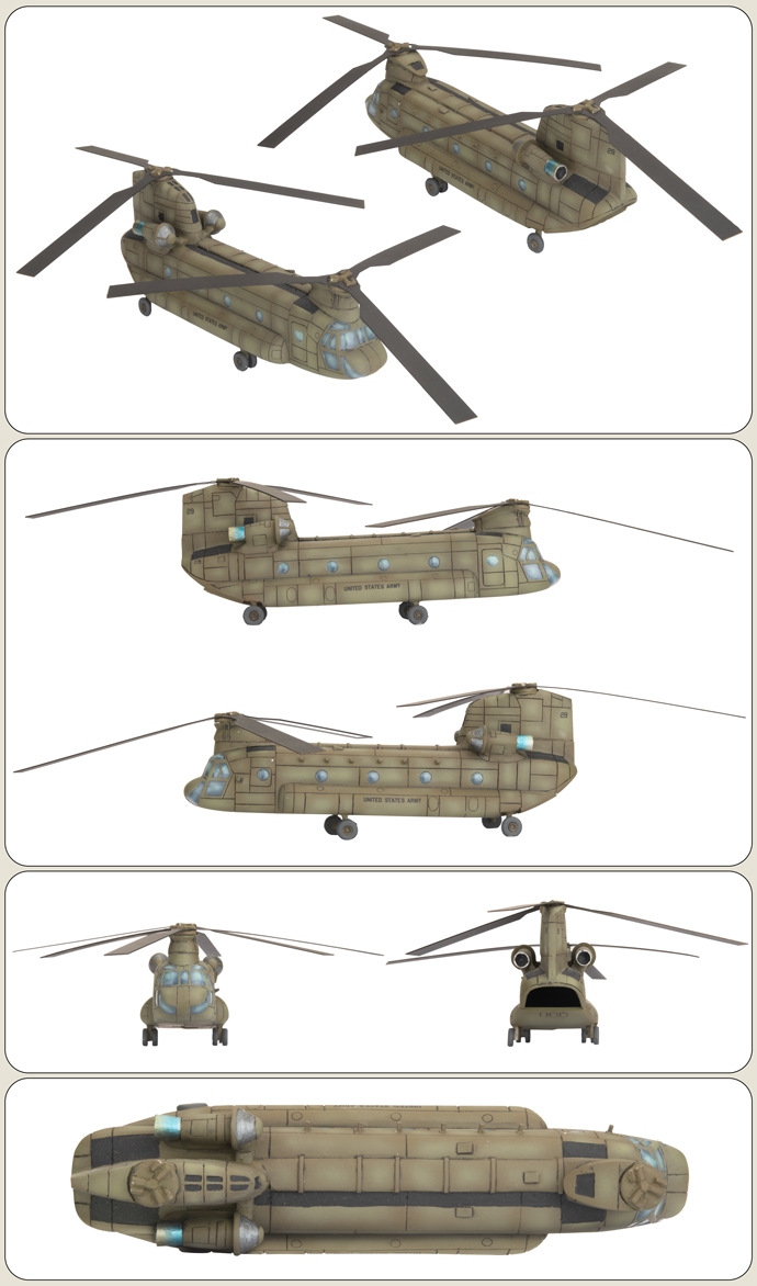 Chinook Transport Helicopter (x1) (TUSO16) (Direct Only)