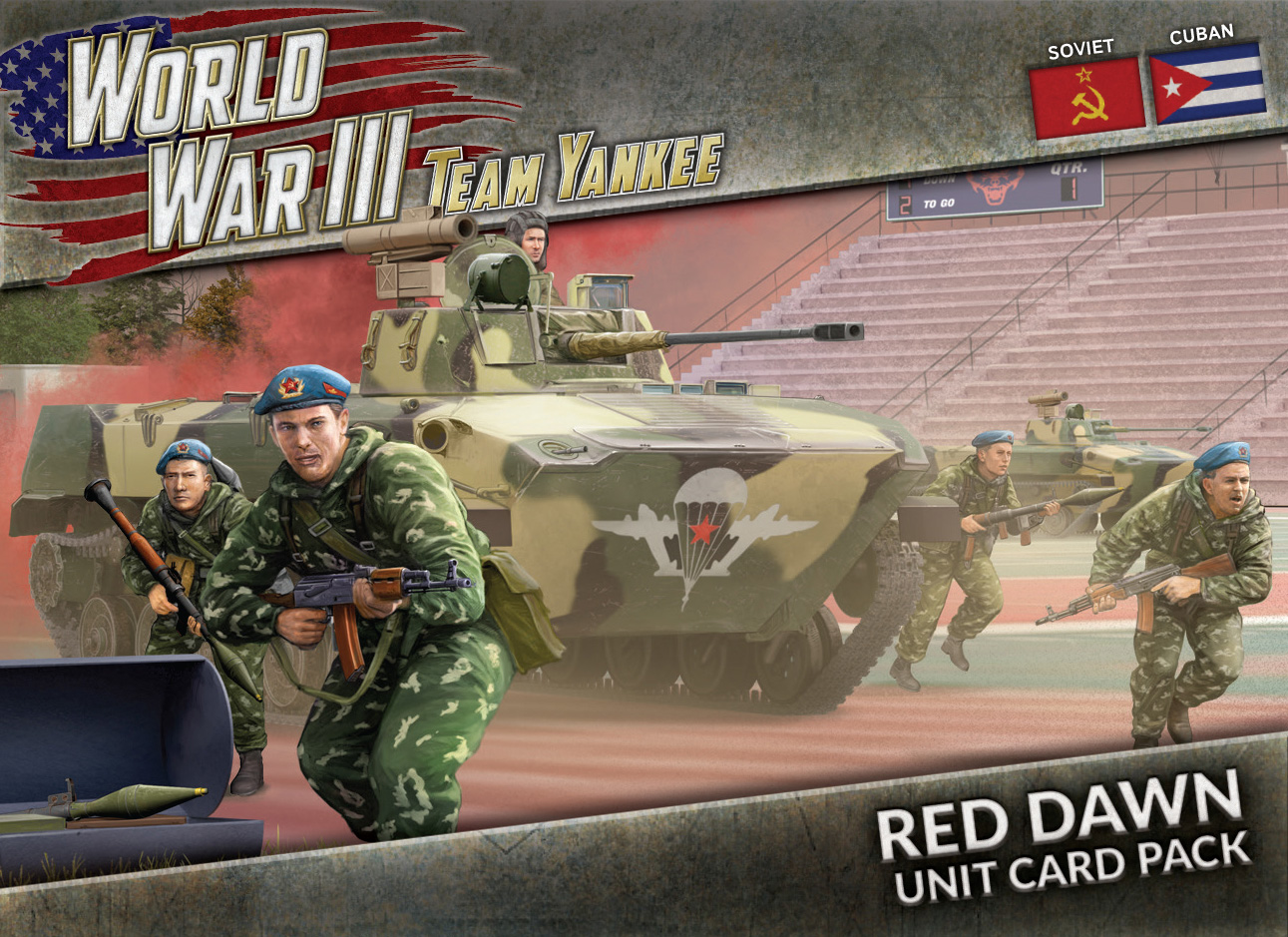 World War III: Team Yankee Red Dawn Unit Cards 