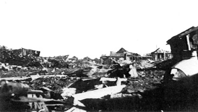 The rubble around the Red October factory The rubble around the Red October factory