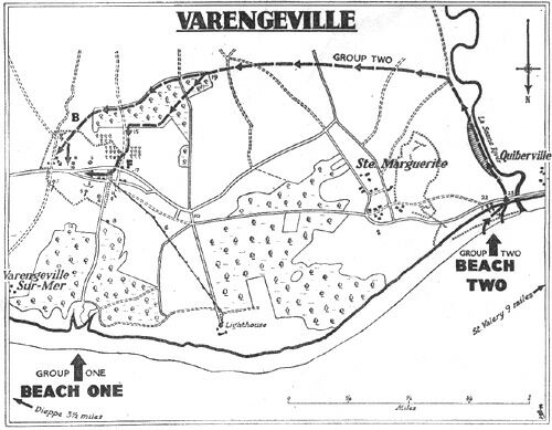Varengeville Raid Map Varengeville Raid Map