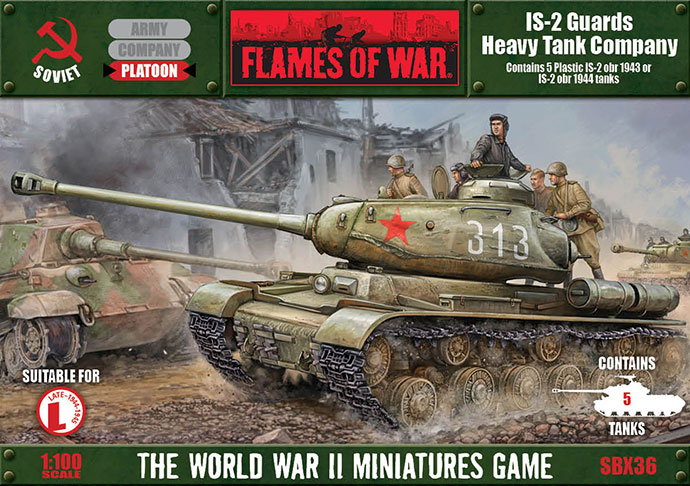 IS-2 Guards Heavy Tank Company (Plastic) (SBX36)