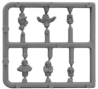 Plastic British Tank Commander Sprue (BSO194) 