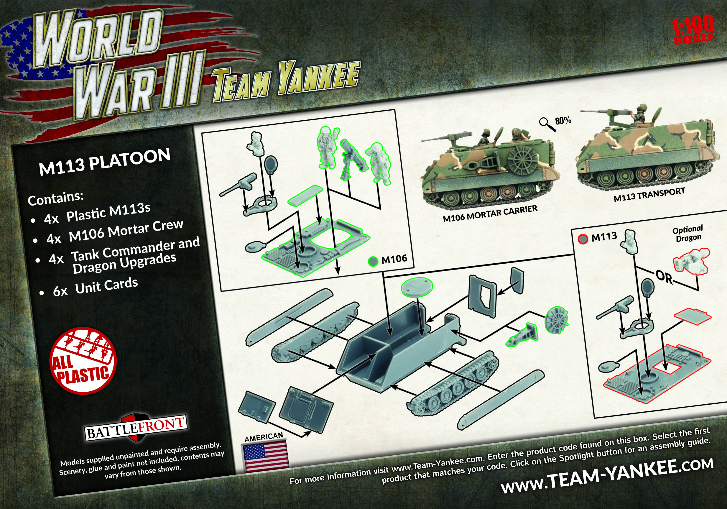 M113 / M106 Platoon (x5) (TUBX03)
