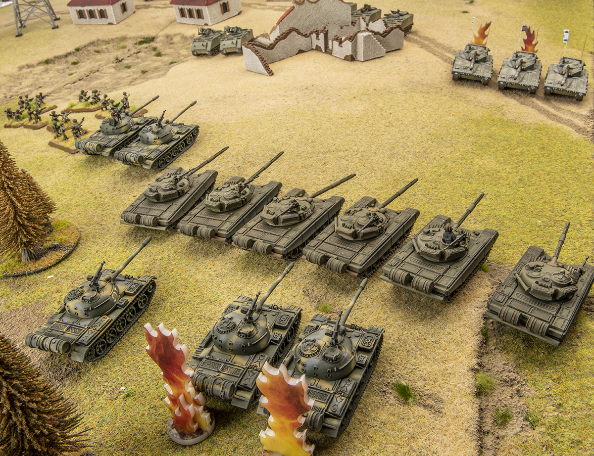 Golan Heights Clash - Team Yankee Battle Report