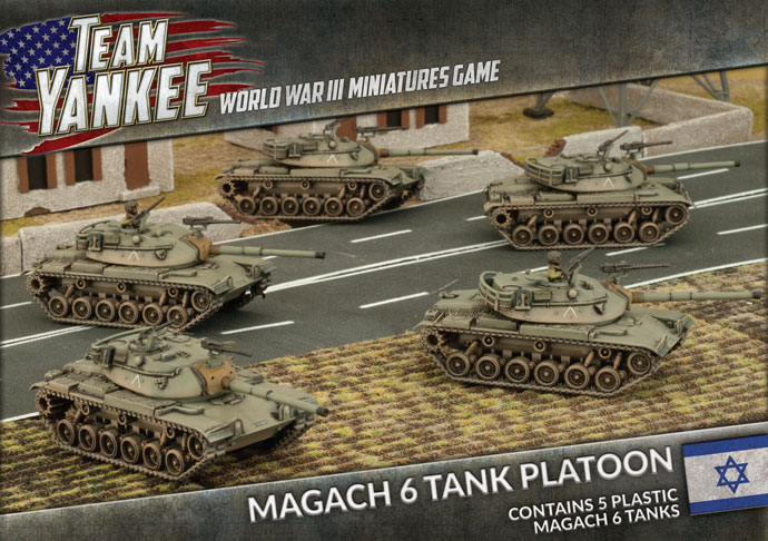 Magach 6 Tank Platoon (Plastic) (TIBX02)