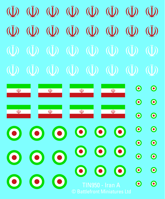 Iranian Decal Pack (TIR950)
