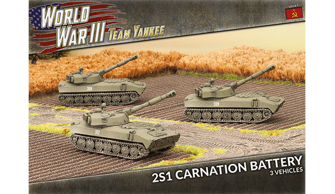 2S1 Carnation 122mm SP Howitzer (x3) (TSBX07)