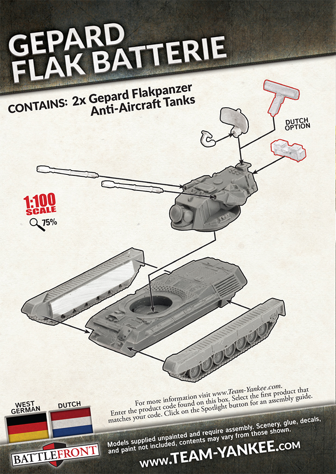 Gepard Flak Batterie (TGBX07)