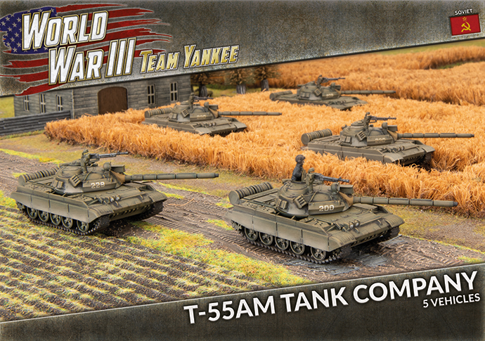 T-55AM Tank Company (Plastic) (TSBX22)