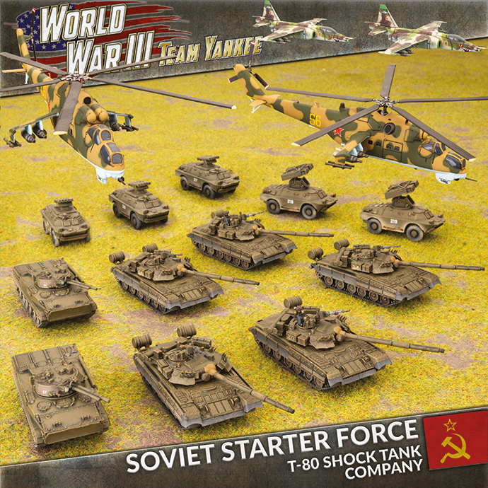 Soviet Starter Force: T-80 Shock Battalion (Plastic) (TSUAB04)