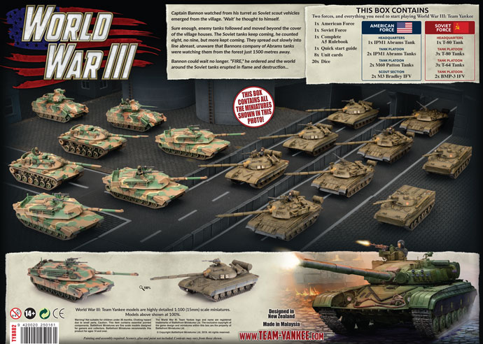 TYBX02 for sale online Team Yankee World War III Complete Starter Set 