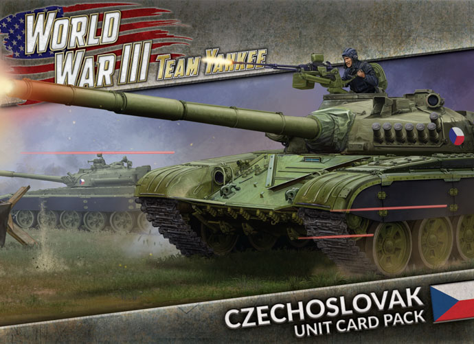 World War III: Team Yankee Czechoslovak Unit Cards 