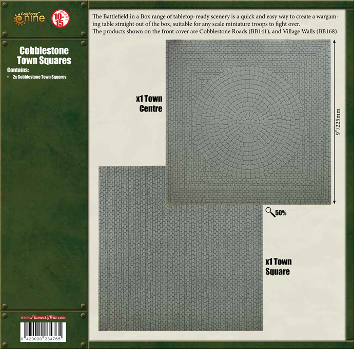 Cobblestone Town Squares (BB212)