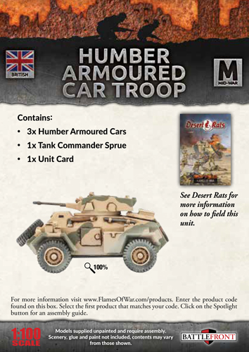 Humber Armoured Car Troop (BBX34)