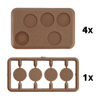 Parachute 75mm Artillery Battery (Plastic) (UBX66)