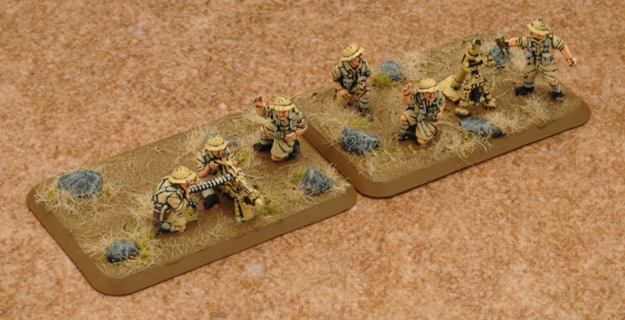 MMG Platoon & Mortar Section (Plastic) (BR754)