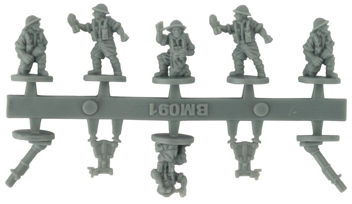 MMG Platoon & Mortar Section (Plastic) (BR754)