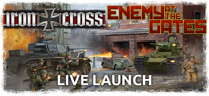 Iron Cross and Enemy at the Gates Live Launch