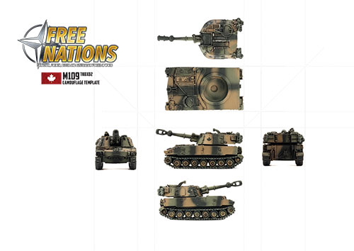 Canadian 4 CMGB Painting Templates