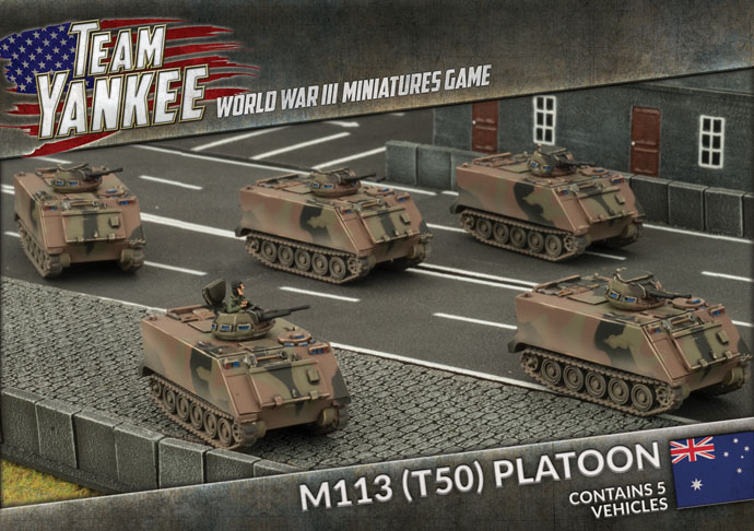 M113 (T50) Platoon (Plastic) (TABX02)