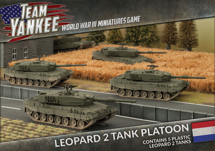 Leopard 2 Tank Platoon (Plastic) (TDBX01)
