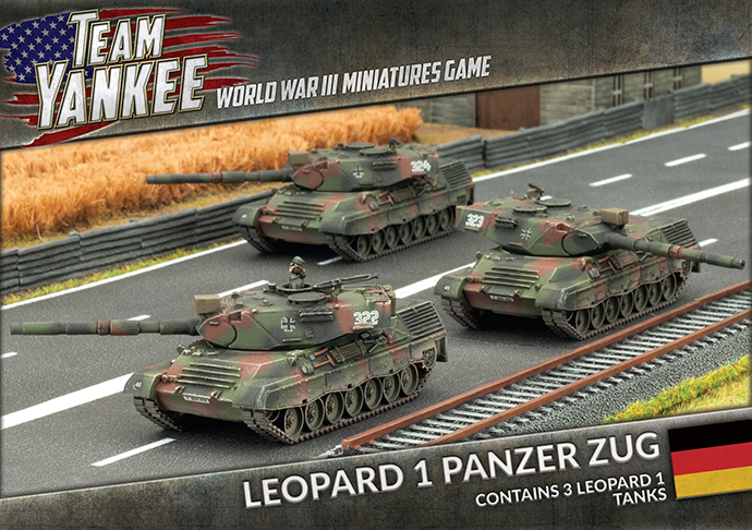 Team Yankee German Leopard 1 Panzer Zug TGBX03 Battlefront Miniatures for sale online 
